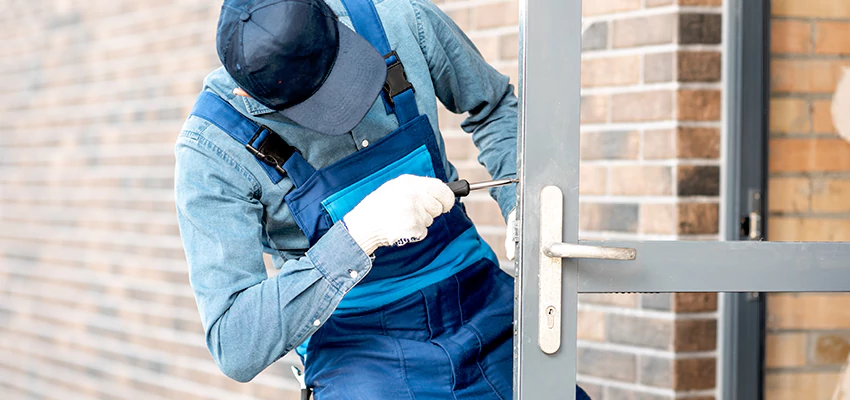 Pivot Storefront Door Locks Installation in Fowler, California